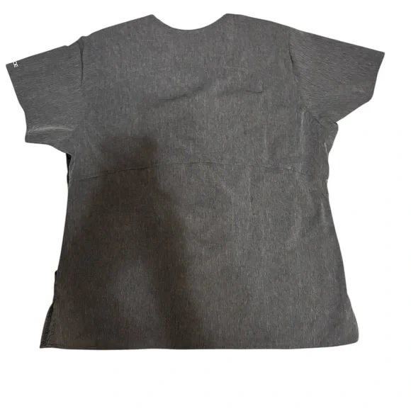 Carhartt Gray V-Neck Scrub Top & Pant Set - Picture 3 of 7